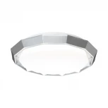 Настенно-потолочный светильник Sonex Vaxin 7671/DL пластик/белый/хром LED 48Вт 3000-6000К пульт ДУ (регулировка яркости, 220V, круглые, IP43)