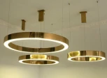 Подвесной светильник (люстра) Light Ring Horizontal D40 Золото ImperiumLoft 40.1454-40 (177930-22) (LED, 220V, на тросе, круглые, кольцо)