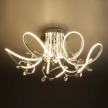 Потолочная люстра Eurosvet Irvine 90106/7 хром