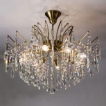 Потолочная люстра на штанге Citilux Селена CL302183 (220V, хрусталь)