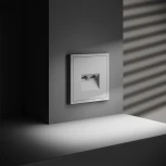 Розетка двойная Ethernet RJ-45 (белый матовый) Voltum S70 VLS060202