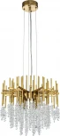 Подвесная люстра (12052/6P Gold) Indigo Cappella V000602 (220V, хрусталь, на тросе)
