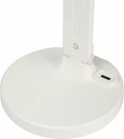 Офисная настольная лампа светодиодная складываемая с USB-портом регулировкой цветовой температуры и яркости зарядка от USB ЭРА NLED-511-6W-W (сенсорный выключатель)