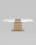 Стол обеденный Stool Group Генуя раскладной 160-200*90 белый УТ000035015