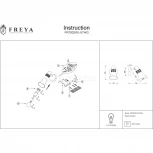 Спот Freya Susana FR7002WL-01WG