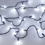 Светодиодная гирлянда ARD-STRING-CLASSIC-1000-BLACK-100LED-MILK-PULSE White (230V, 7W) (IP65)