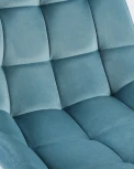 Стул MyFar Феникс поворотный бирюзовый велюр (комплект 4 шт) MF1003-4