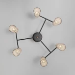 Потолочная люстра на штанге Eurosvet Amado 70115/6 черный (220V)