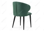 Стул Woodville на металлокаркасе Алсисар катания изумруд / черный 469974