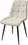 Стул CHIC VF-01/ VF-02 светло-бежевый/ бежевый, ткань/ черный каркас