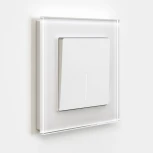 Выключатель одноклавишный с подсветкой (белый матовый) Werkel W1110161 (a059270)