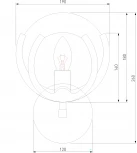 Бра Bogate's Galicia 354/1 (220V)