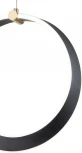 Подвесной светильник 14014/A/1P Black Indigo Parade V000070L (регулировка яркости, LED, 220V, пульт управления, на проводе, кольцо)