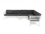 Угловой модульный диван, каркас из алюминия 4SIS Глория GLO-S2R+S2L+A+CS-001