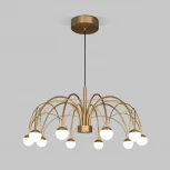 Подвесная люстра Eurosvet Ragno 90030/10 LED золото (220V, на проводе, шарики)
