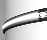 Алюминиевый профиль накладной гибкий для светодиодной ленты до 15мм Ambrella Illumination GP1600BK/BK