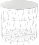 Столик журнальный Sheffilton SHT-CT41 мисандея/белый муар