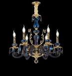 Подвесная люстра Alfa Light F2624-04 (220V, на цепи, свеча)