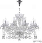 Подвесная люстра Bohemia 5413 5413/10/240 Ni Clear/M-1F