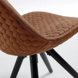 Обеденный стул La Forma (ex Julia Grup) Lars (Коричневый/ Массив дерева)