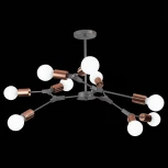 Потолочная люстра на штанге Evoluce Palare SLE106403-09 (220V, молекулы)