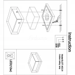 Потолочный светильник уличный ST Luce Cubista SL077.402.01