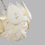 Подвесная люстра Odeon Light Cabochon 5050/11 золото/прозрачный/металл/стекло/фарфор/металл E14 11*40W