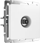 ТВ-розетка оконечная (белый матовый) Werkel W1183061 (a062409)