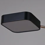 Потолочная люстра на штанге светодиодная Reluce 03360-0.3-05 BK+FGD