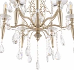 Подвесная люстра Arte Milano AM347710 347710/6 CG (220V, подвески, на цепи, подсвечник, свеча)