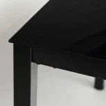 Стол VALIO ( mod. DT1165-1 ) черный (металл/стекло)