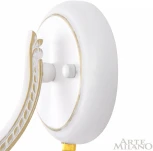 Бра с выключателем Arte Milano AM342837 342837/1W WT+G (220V)