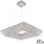 Подвесная люстра светодиодная APL LED Sicilia SH503.0.60.B.Ni.4000 (220V, хрусталь, на тросе)