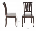 Стул Кабриоль, Жесткий, Орех темный, Аврора