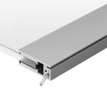 Профиль KLUS-GLASS-56-2000 ANOD (Алюминий) 019193 Arlight