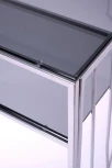 Консольный стол AllConsoles 1121-CS grey серебряный