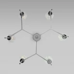 Потолочная люстра на штанге Eurosvet Prism 60143/6 хром (220V)