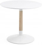 Стол обеденный La Forma (ex Julia Grup) Trick (Белый/ Дерево,Ясень,МДФ,Дуб,Обработанная древесина)