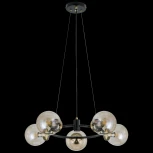 Подвесная люстра Citilux Планета CL105155 (220V, на тросе, шарики, молекулы)