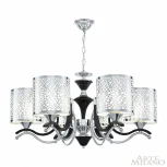 Подвесная люстра Arte Milano Florentia-6787 306787/6 Bk/Ni (220V, на цепи)