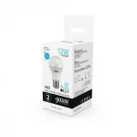 Лампочка светодиодная E27 12 Вт 1150 lm 4100K нейтральное белое свечение Gauss Elementary 23222