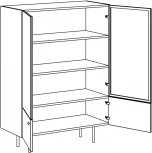 Витрина Frida ОГОГО (арт.644855), (ЛДСП)