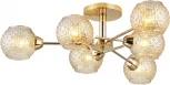 Люстра потолочная на штанге Sally 1173/6P E27*40W Gold