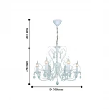 Подвесная люстра F-Promo Versailles 2157-6P