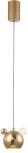 Подвесной светильник Crystal Lux AMIGO SP LED GOLD (220V, на проводе, шар)