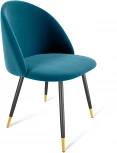 Стул SHT-ST35/S95-1 тихий океан/черный муар/золото Sheffilton 1842492305