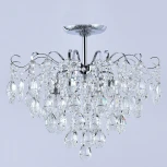 Потолочная люстра хрустальная на штанге Reluce 04065-0.3-06 CR (220V)