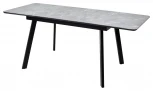 Стол АРУБА 140 СКОРПИО, стекло / ЧЕРНЫЙ