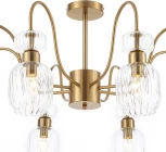 Потолочная люстра на штанге Escada Gloss 1141/8PL Clear (220V)