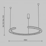 Подвесной светильник Maytoni Motion MOD276PL-L20B3K1